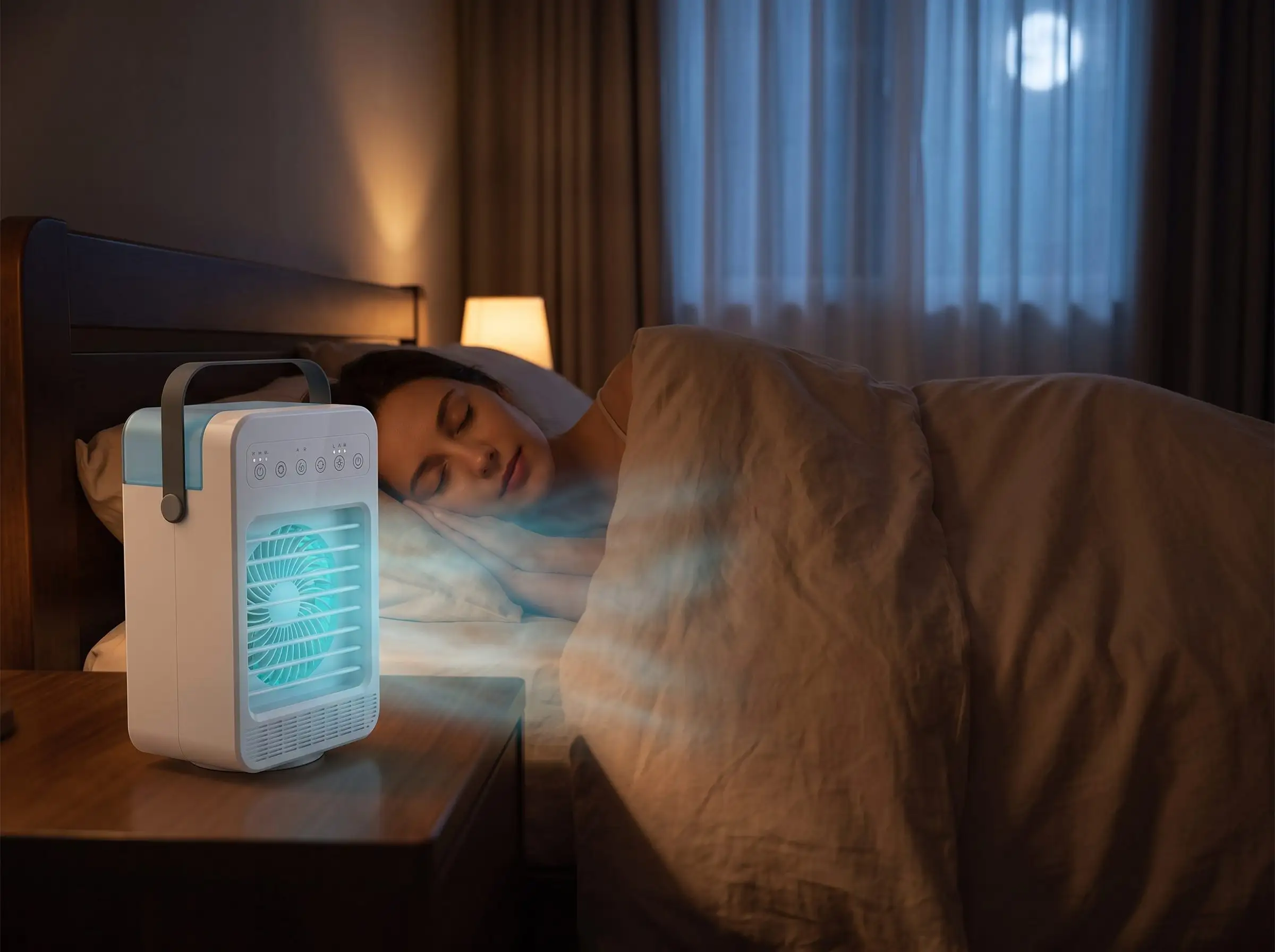 CoolJet luchtkoeler tussen kamers verplaatst
